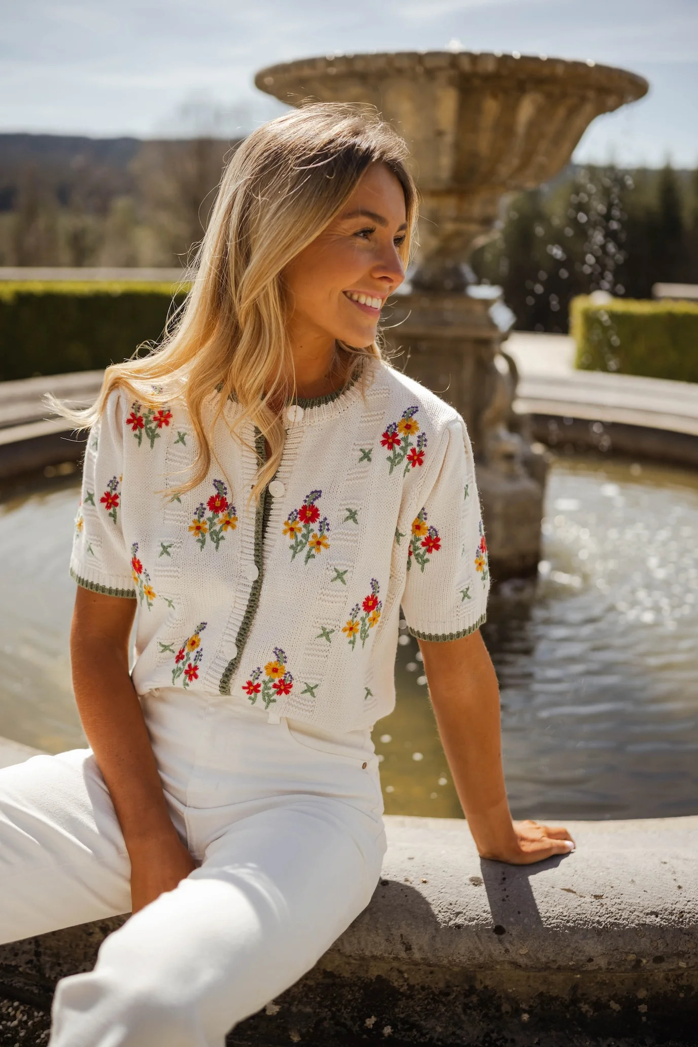 Floral Leila Sweater | Easy Clothes