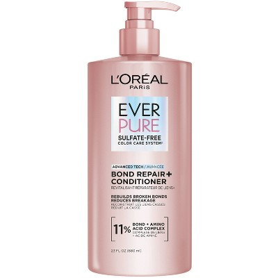 L'Oreal Paris EverPure Bonding Conditioner - 23oz: Paraben-Free, Sulfate-Free, Vegan, Floral Scent | Target