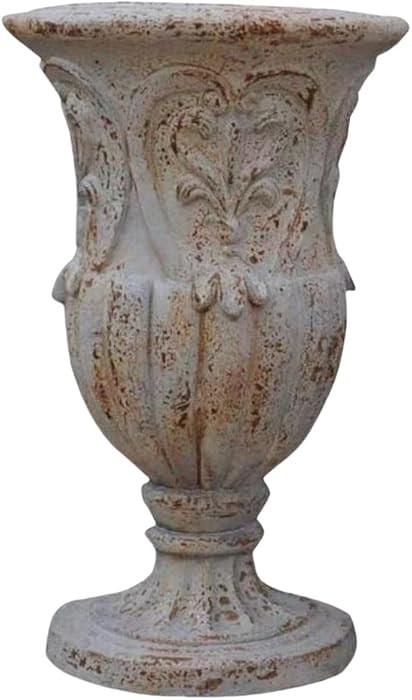 VISIBLE Vintage European Giant Garden Urn Planter, Decorative Cement and Fiber Flower Pot, Make R... | Amazon (US)