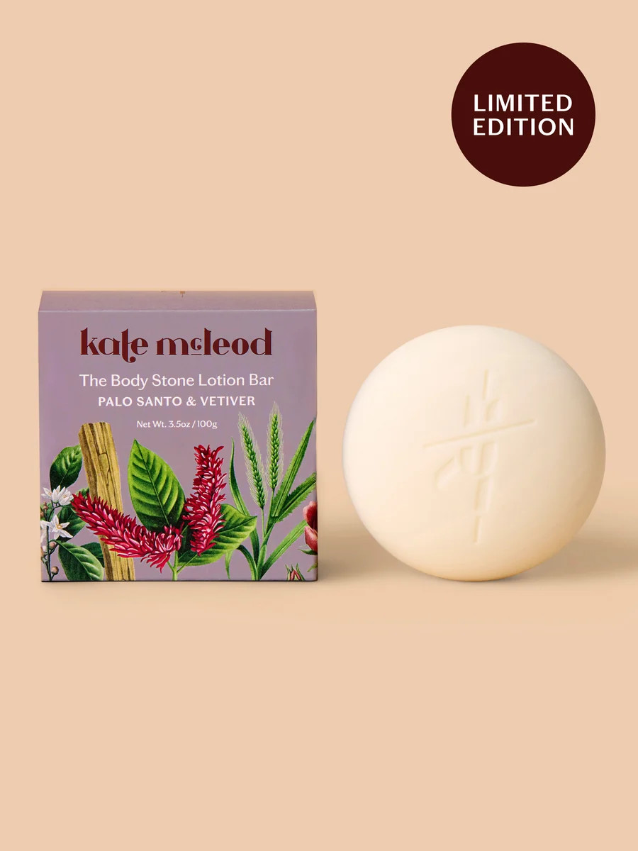 Palo Santo & Vetiver  | Deep Moisturizing Lotion Bar | Kate McLeod