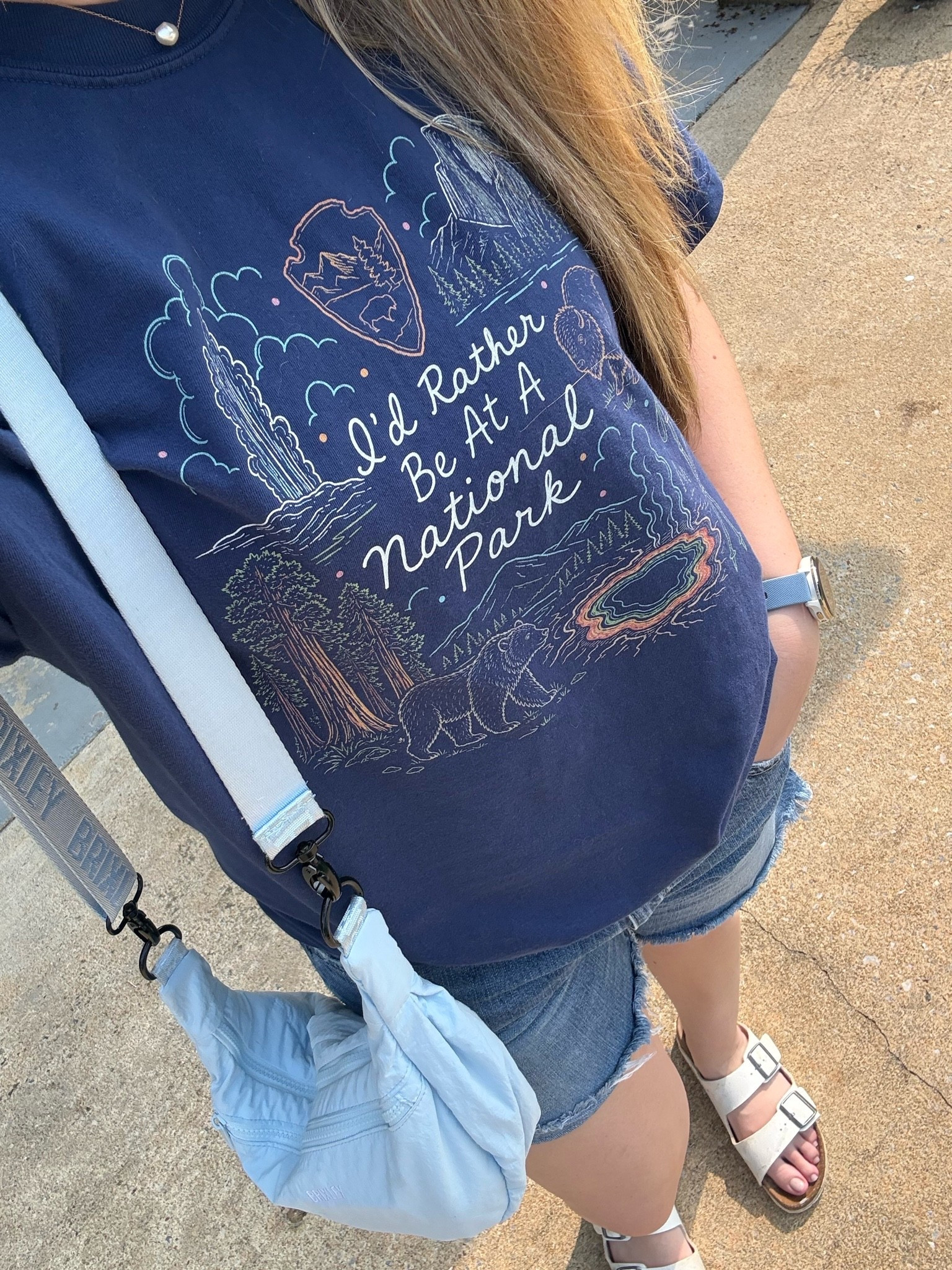 National Park tee, Brixley Bag, OOTD, casual outfit, national park

#LTKdayinmylife #LTKootd #LTKTravel
