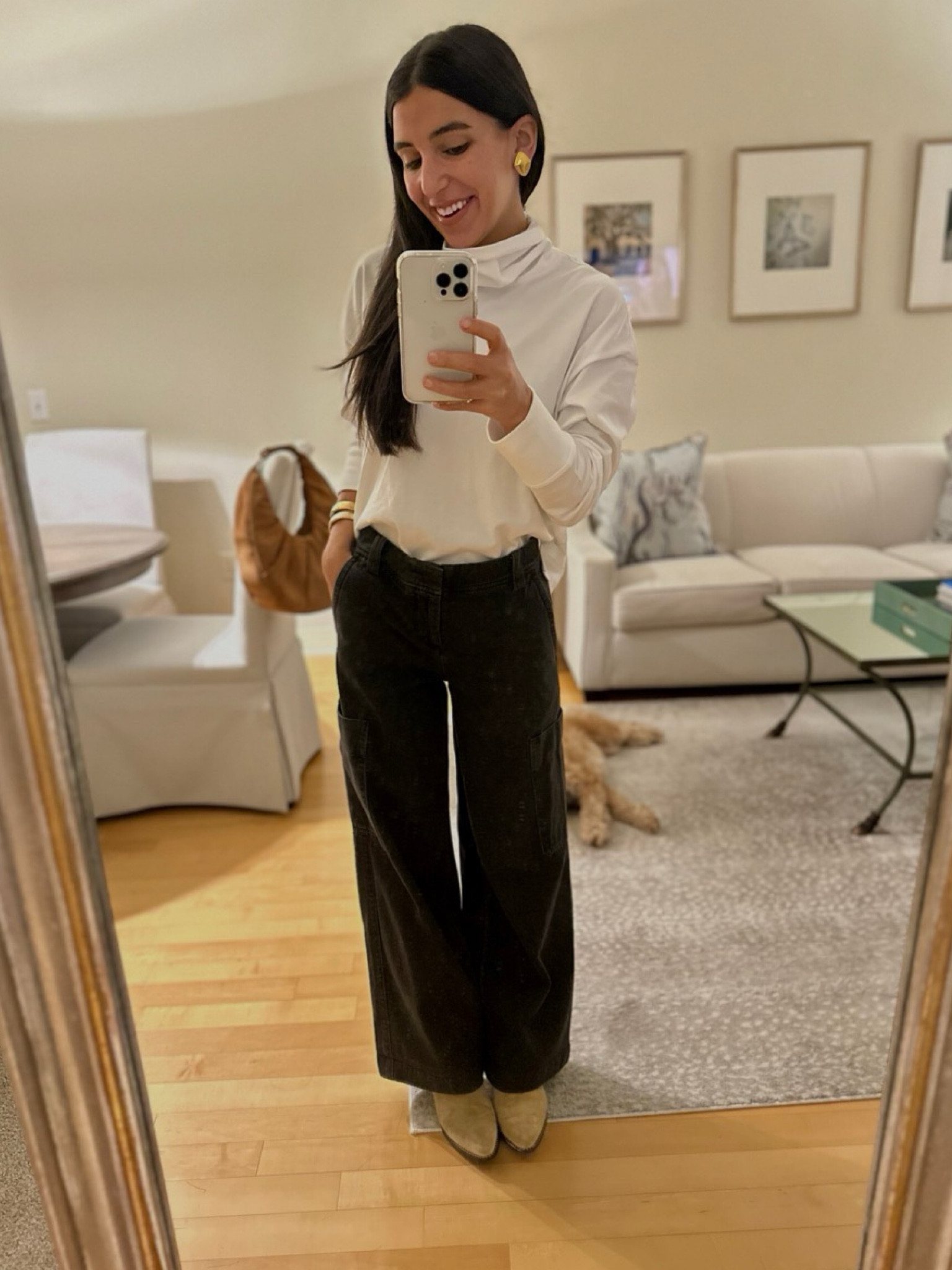 The most comfortable pant and a mock neck long sleeve tee.. comfy yet so professional 

#LTKworkwear #LTKSeasonal