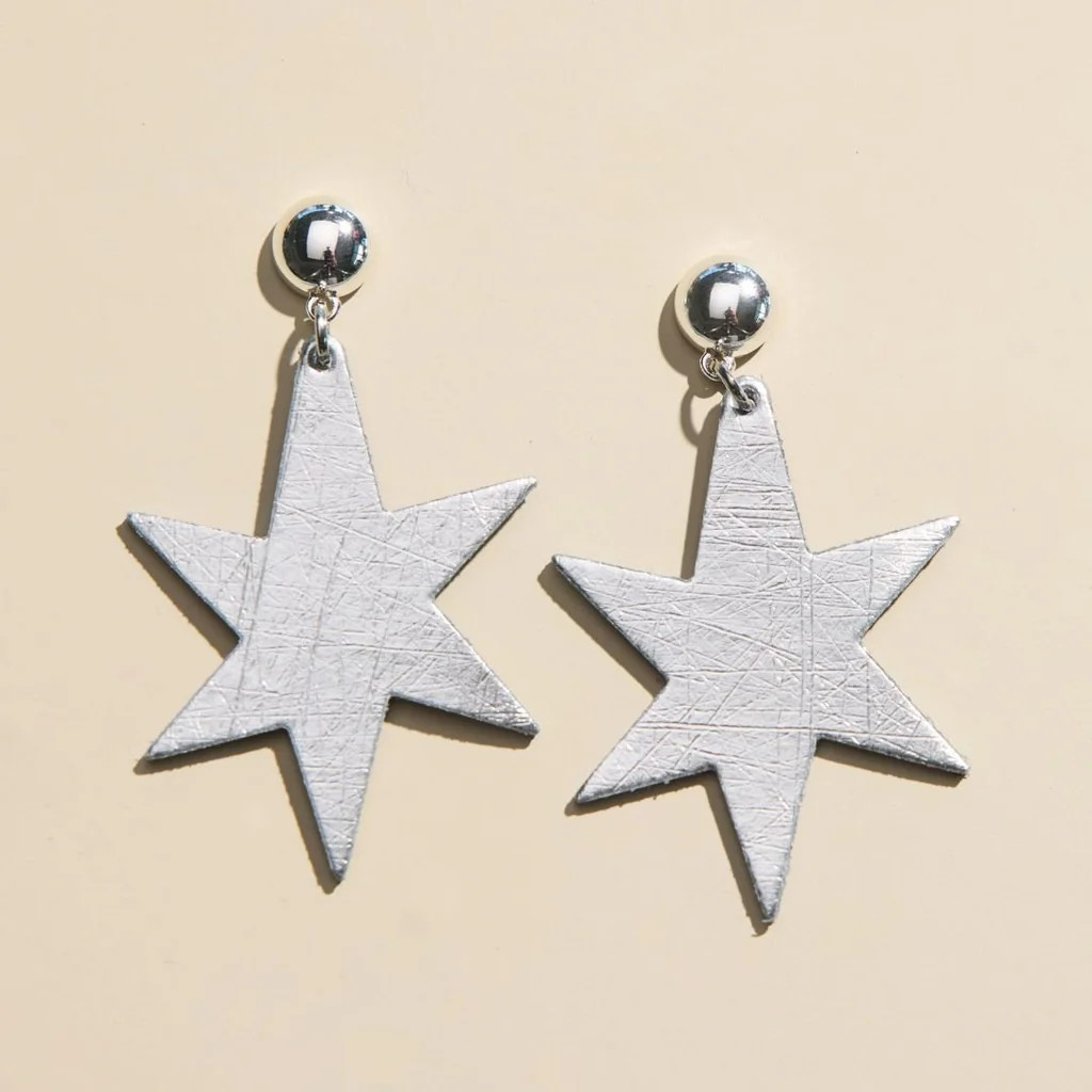 Vintage Silver Astrid | Nickel and Suede