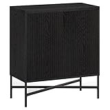 Henn&Hart Brighton Accent Cabinet, 28" Wide, Black | Amazon (US)