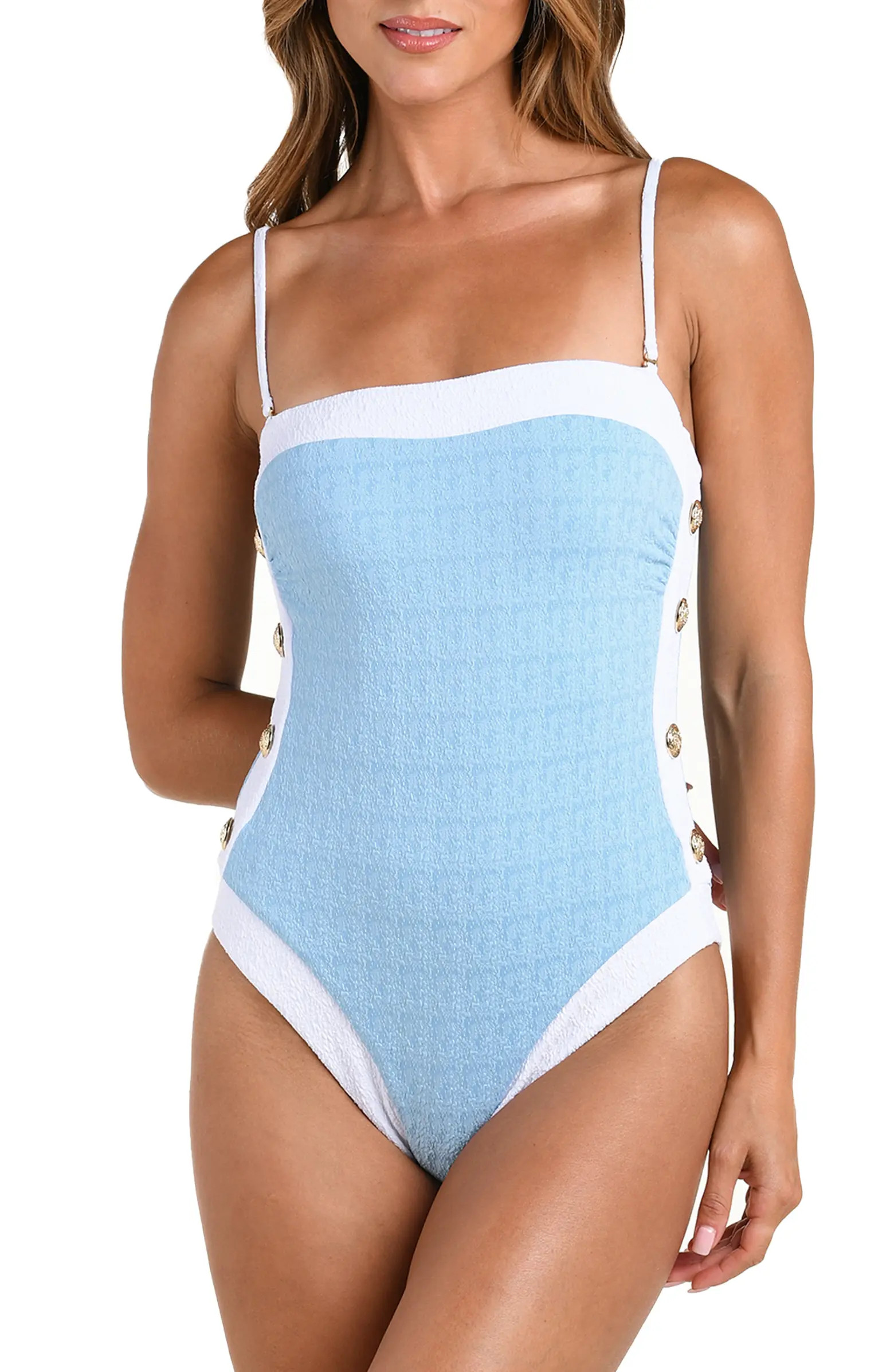 Tory Colorblock One-Piece Swimsuit | Nordstrom