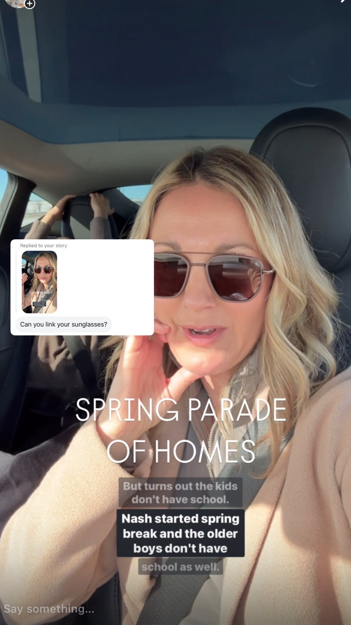 Lots of ?’s on these sunglasses- there is no nose piece to get stuck in your hair!