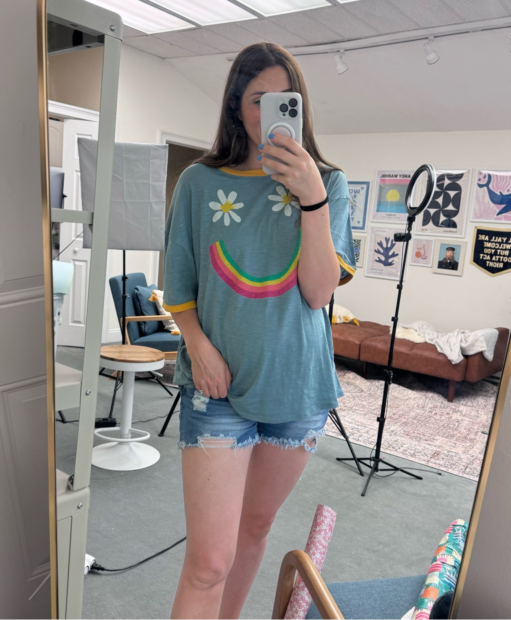 I got a L for an oversized fit and to fit the bump 🤰🏻