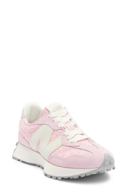 New Balance 327 Lace Sneaker in Rose Sugar/Sea Salt at Nordstrom, Size 7.5 | Nordstrom
