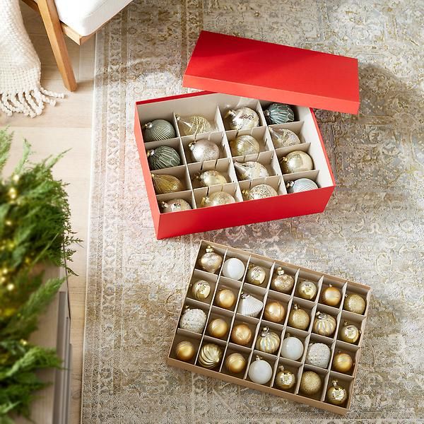 Bigso Archival Ornament Trays w/ Lid | The Container Store