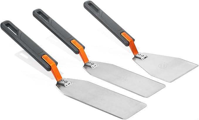 BLACKSTONE 5275 Foldable 3 Piece Set Two Griddle Spatula Flipper and One Scraper-Flex Fold Model ... | Amazon (US)