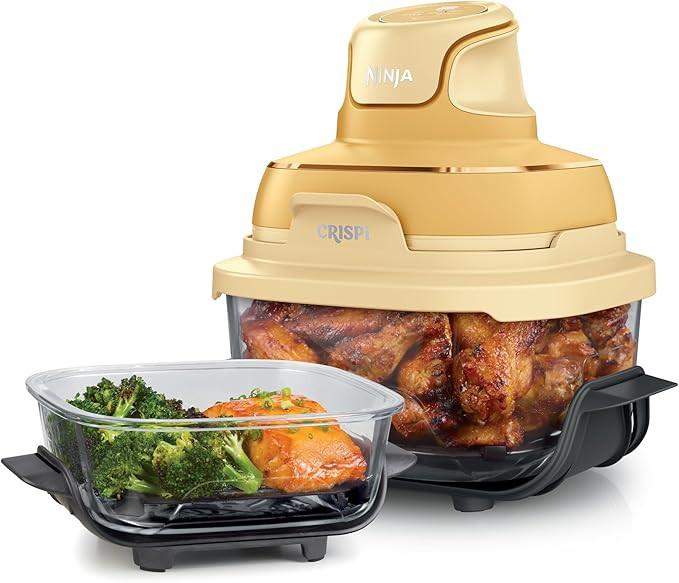 Ninja | Air Fryer | Crispi 4-in-1 Portable Cooking System | 4QT & 6 Cup Glass Containers, Crisper... | Amazon (US)