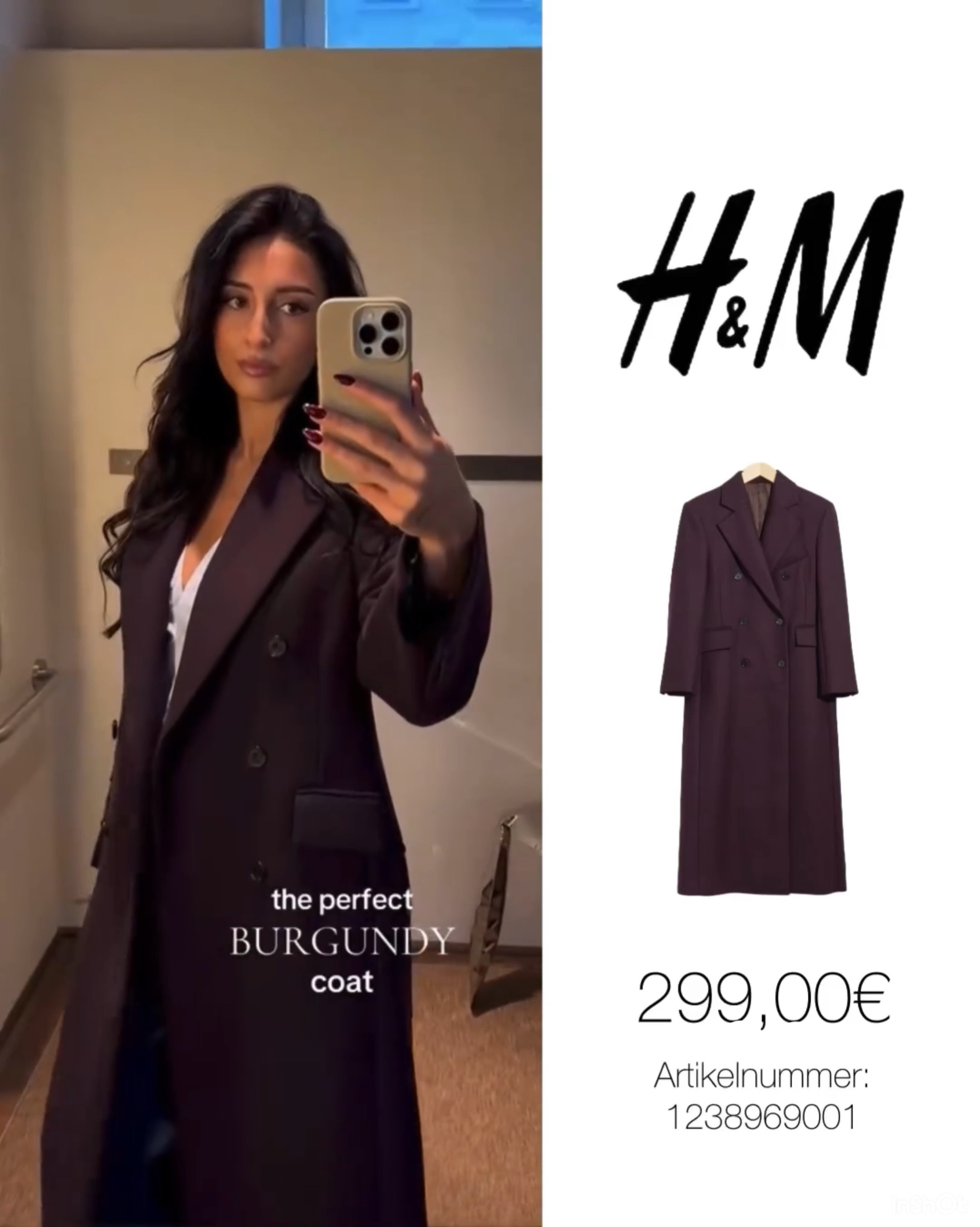 Fall Outfit Long Coat H&M finds 

#LTKstyletip #LTKautumn #LTKxBoots