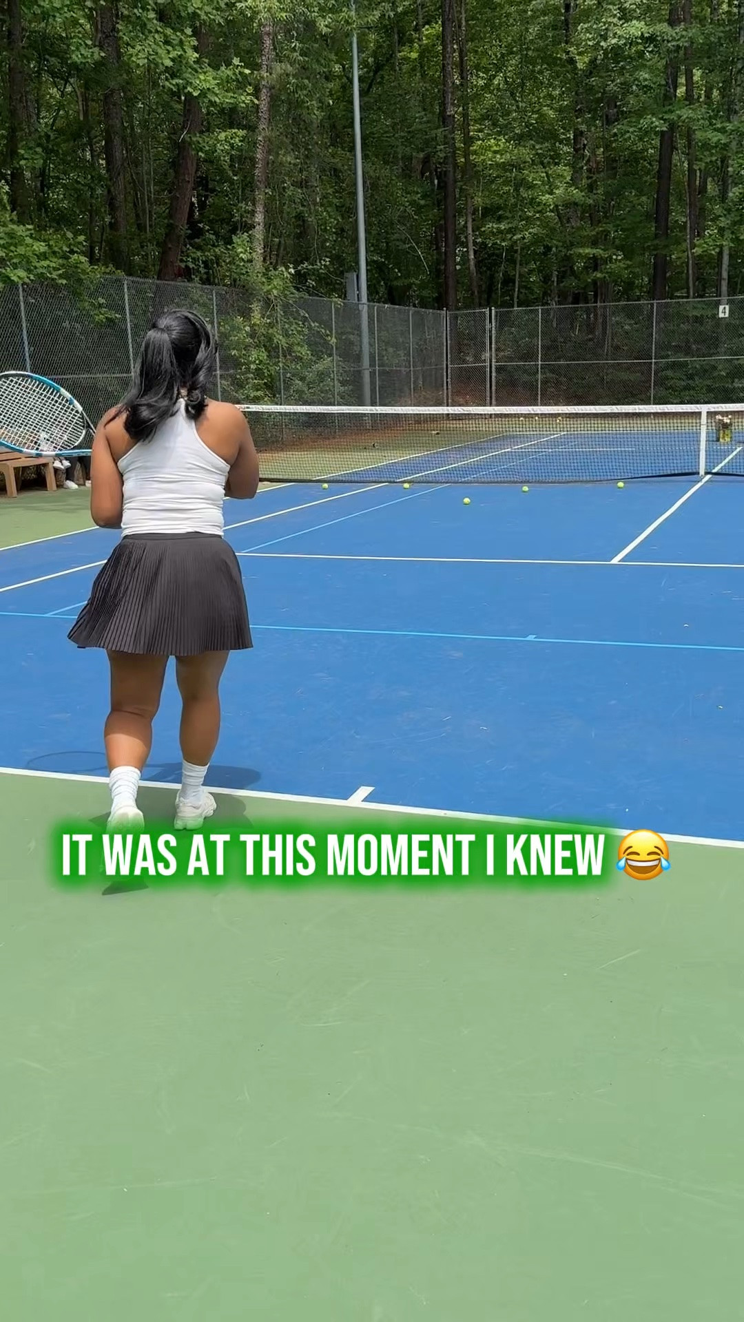 The ball was behind me. Not over the net. Behind me. 😂🎾

But I kept going. Made some good shots after that and finished strong. That’s the whole lesson right there. You’re not always gonna hit the ground running when you get back to something you love. People might be watching. Do it anyway. Finish strong anyway.💪🏾

For the mom who still shows up — even when the ball is literally going the wrong direction. 🖤🎾


#lwmtennisclub #tennismom #momswhostillshowup #forthemomwhostillshowsup #keepgoing #momlife #blackwomentennis #fitnessmom

#LTKfitnessgoals #LTKActive #LTKmomlife
