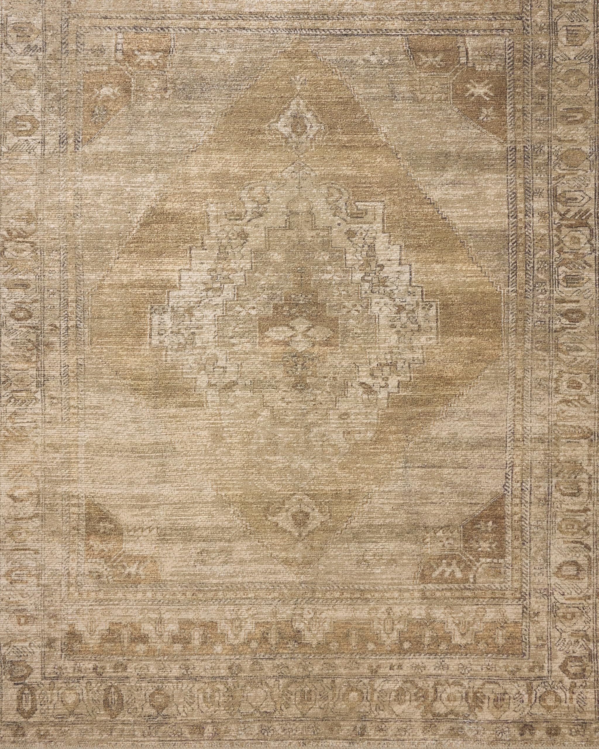 Loloi Amber Lewis Cambria Collection CBR-03 Taupe/Antique Bronze 7'-6" x 9'-6" Area Rug Jute, Neu... | Amazon (US)