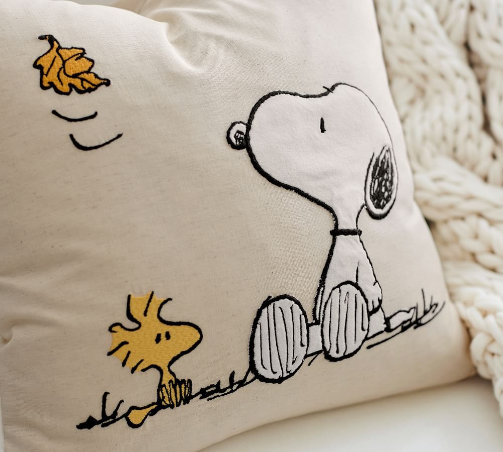 Peanuts™ Fall Is Here Charlie Brown™ Pillow | Pottery Barn (US)