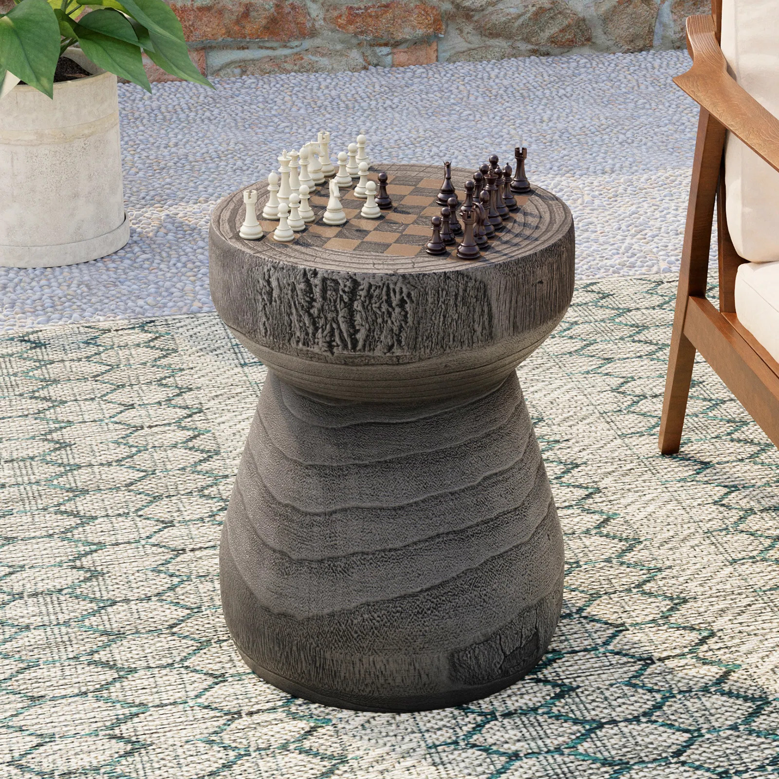 Kanarraville Concrete Outdoor Side Table | Wayfair North America