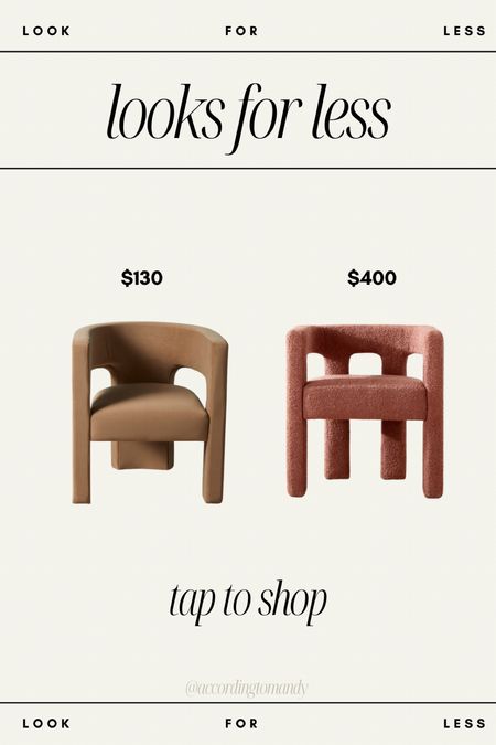 Look for less - accent chair 

#LTKhome #LTKFind
