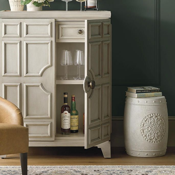Donovan Accent Stool | Frontgate | Frontgate