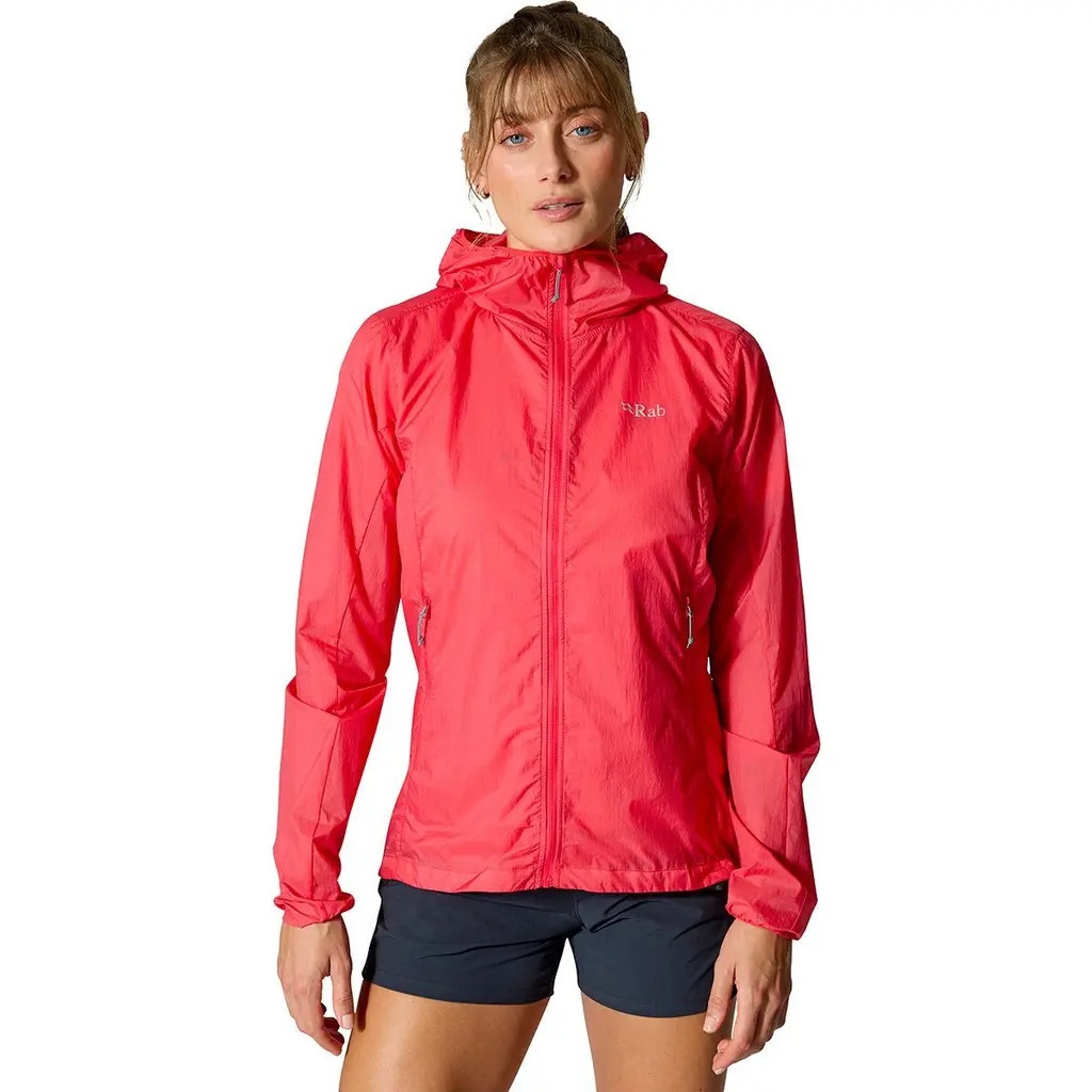 Rab Vital Hooded Windshell - Women's in Hibiscus at Nordstrom, Size X-Small | Nordstrom