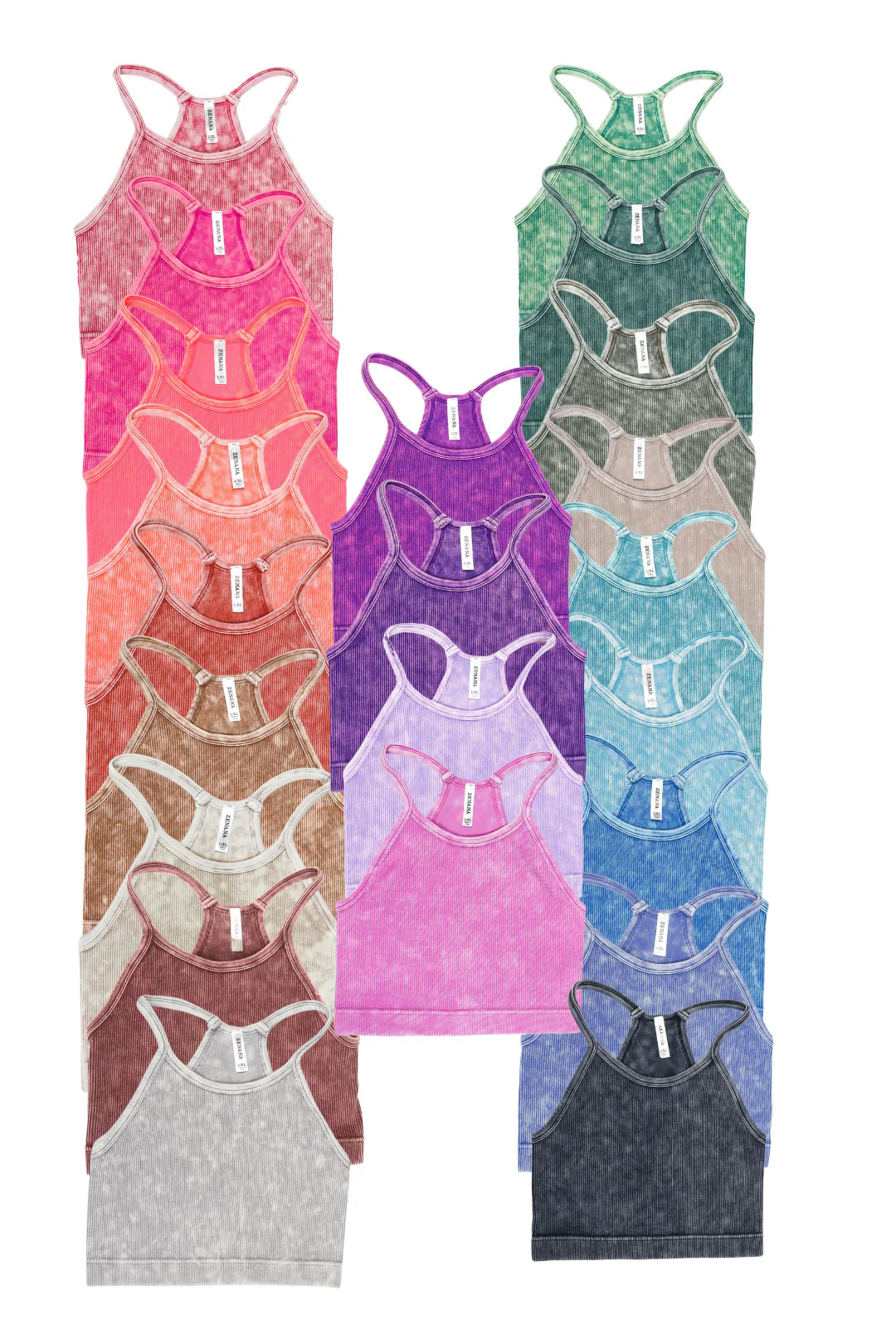 Washed Becca High Scoop Neck Bralette | Alexander Jane Boutique