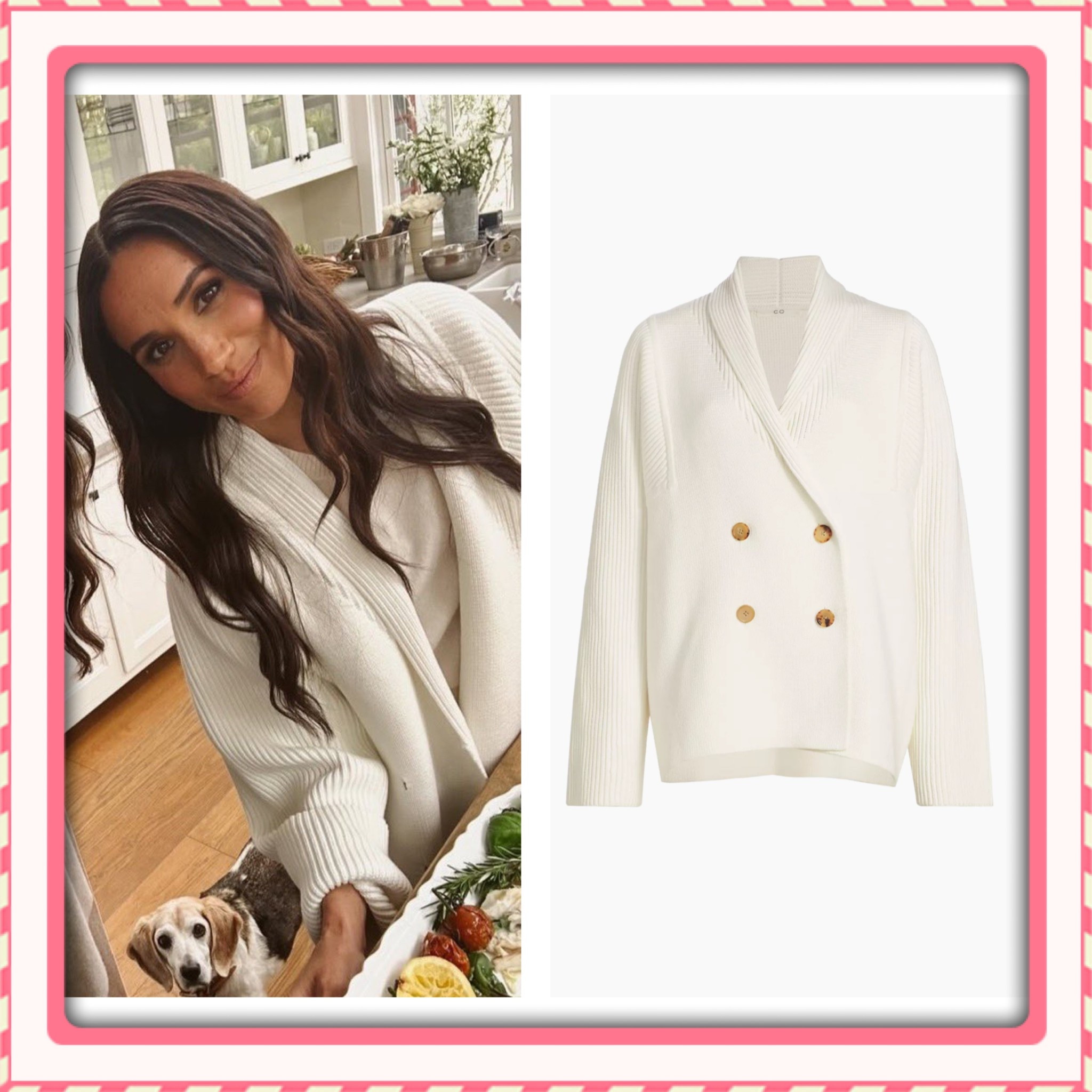 Meghan Markle Co cardigan sweater 
