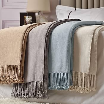CUDDLE DREAMS Silk Throw Blanket with Fringe, Pure Mulberry Silk, Naturally Soft, Breathable (Tau... | Amazon (US)
