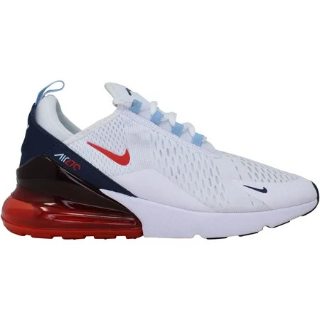 Nike Air Max 270 White/Red-Midnight Navy DJ5172-100 Men s Size 10 Medium | Walmart (US)
