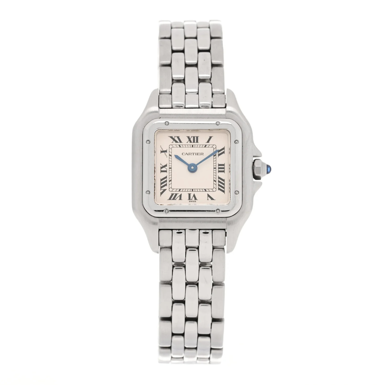 Stainless Steel 22mm Panthere Quartz Watch | FASHIONPHILE (US)
