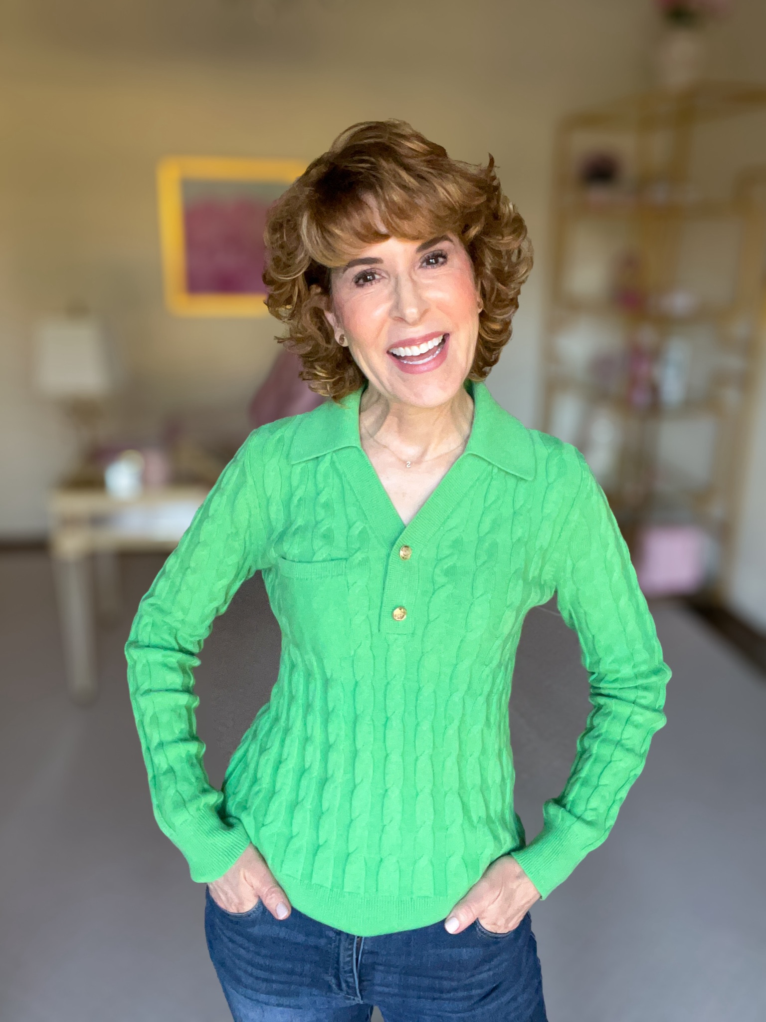 OOTD today is this on trend Johnny Collar sweater from Talbots.Everything preppy is back in a big way for spring, and this polo collared cable knit sweater that comes in 4 springy colors is such a great example of the trend!

Giant sale at Talbots today SITEWIDE! They just dropped 100s of new items for spring and they’re all on sale!

#LTKsalealert #LTKSeasonal #LTKfindsunder100