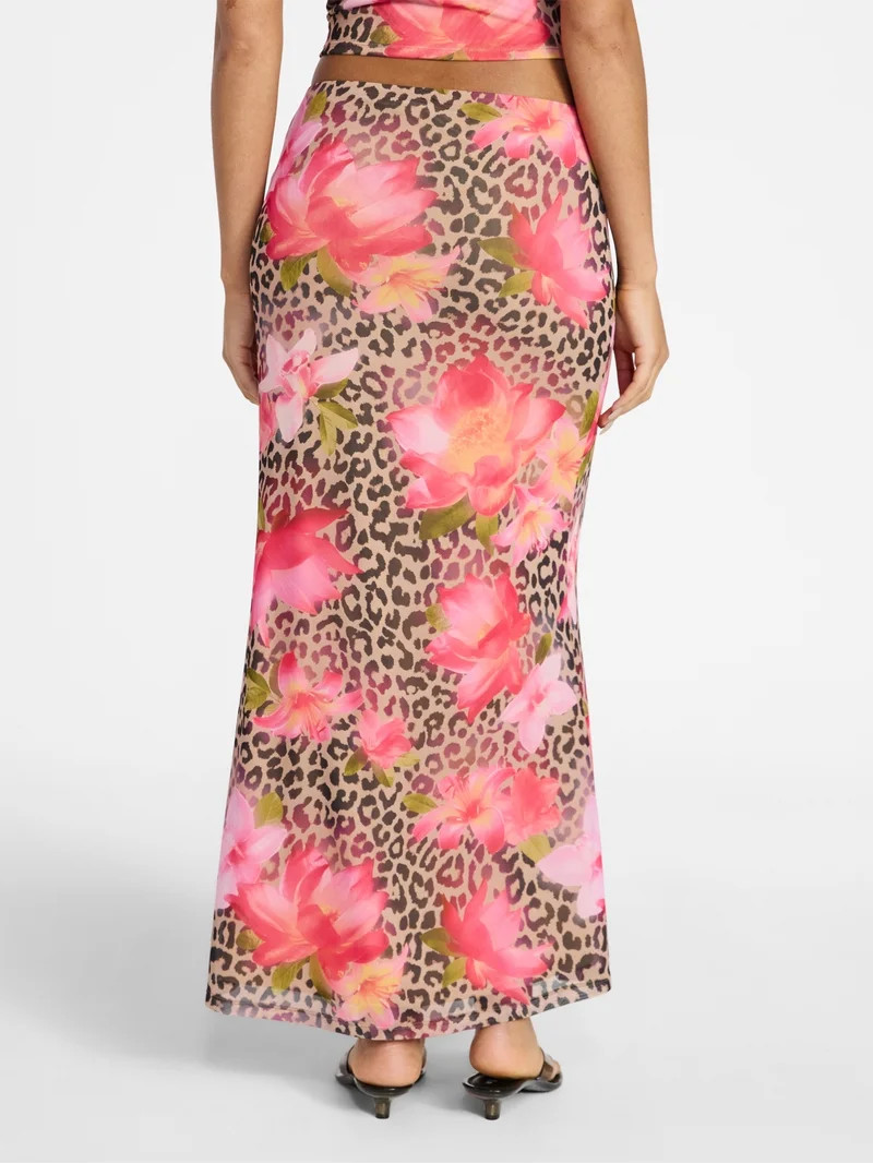 No Boundaries Mesh Maxi Skirt, Women's XXS-XXL | Walmart (US)