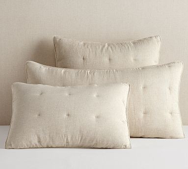 Belgian Flax Linen Comforter Sham | Pottery Barn (US)