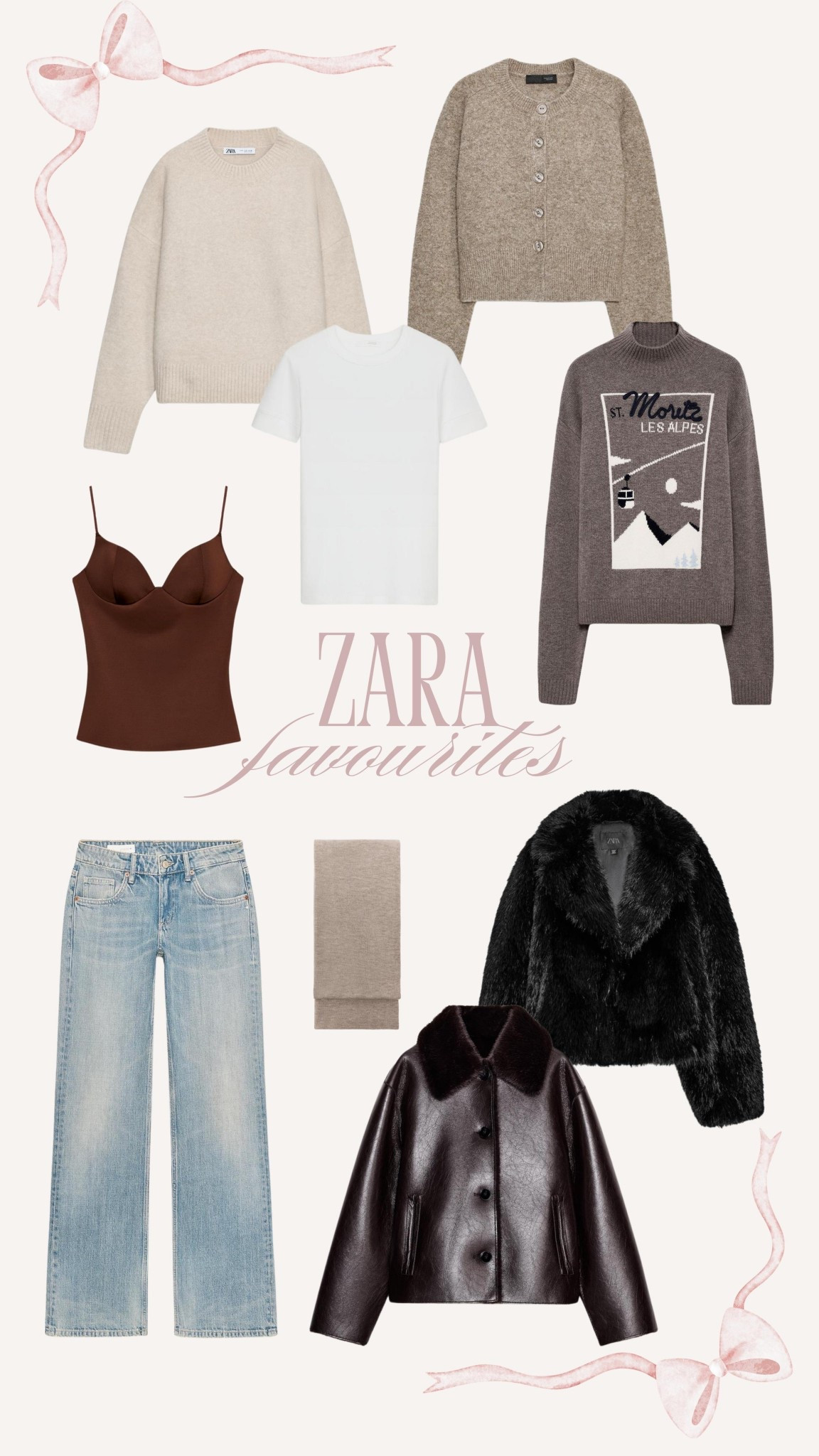 Zara faves this week 🎀

Faux fur jacket, leather jacket, knitwear, low rise jeans, corset top, skiing, winter coat, winter jacket

#LTKwinter #LTKdatenight #LTKuk
