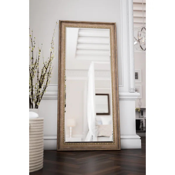 Brunswick Floor Rustic Beveled Distressed Full Length Mirror | Wayfair North America