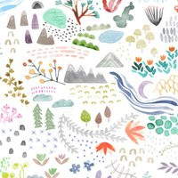 Watercolor Field Crib Sheet| Woodland Crib Sheet| Fitted Sheet/Changing Pad Cover/Mini Sheet/standar | Etsy (US)