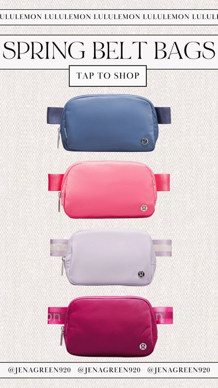 Lululemon New Arrivals | Spring Belt Bag | Belt Bags 

#LTKfindsunder50 #LTKstyletip #LTKfindsunder100