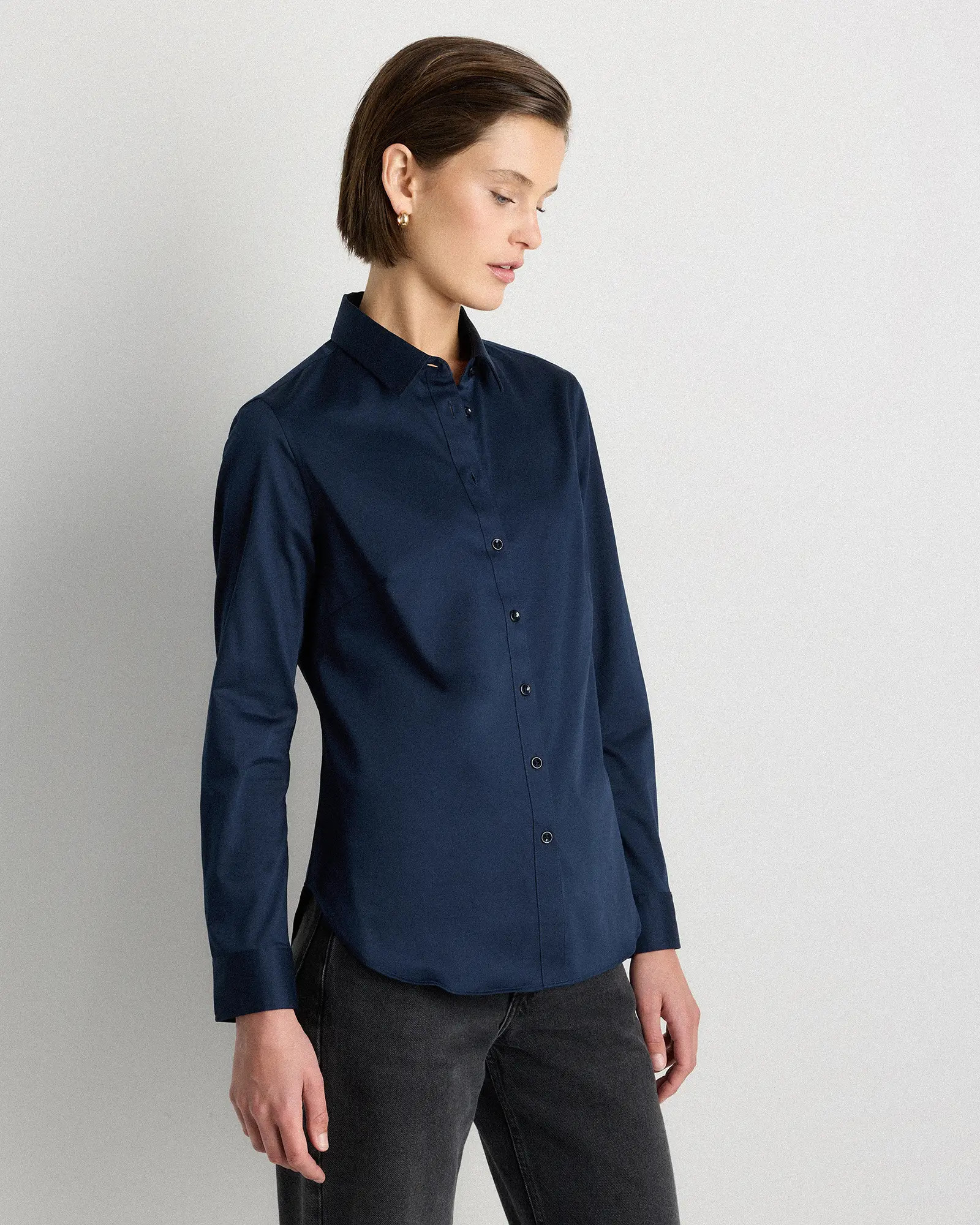 Organic Stretch Cotton Tailored Shirt | Quince