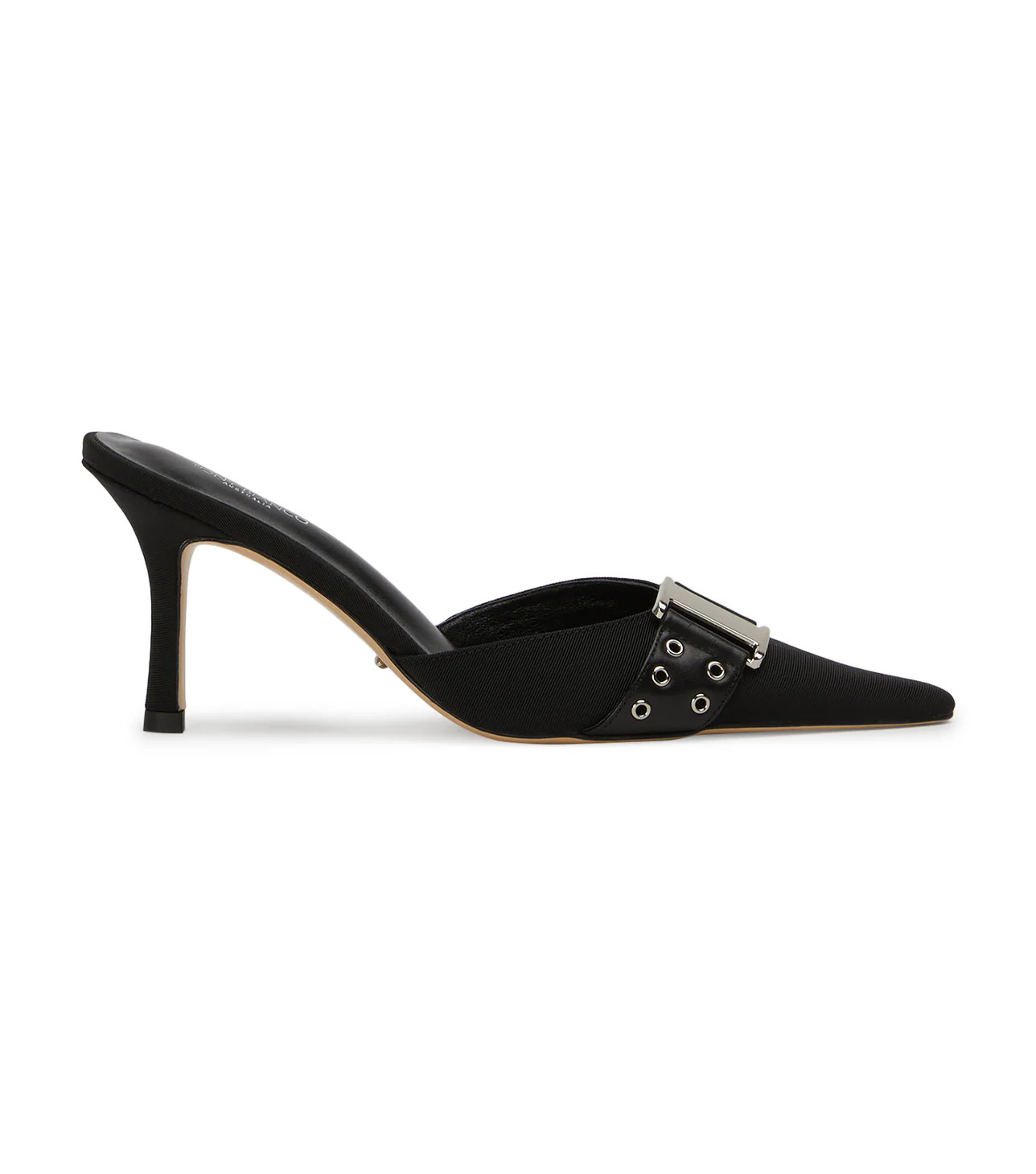 Samma Black Grosgrain/Black Como Heels | Tony Bianco US