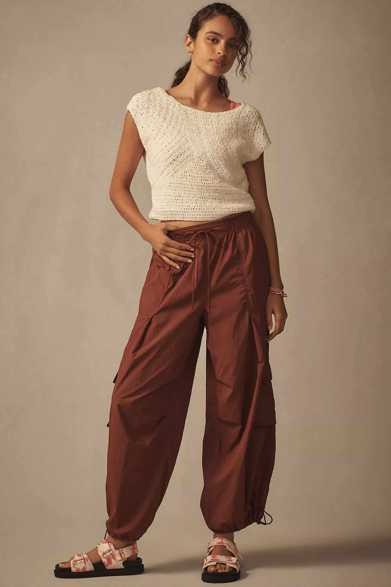Daily Practice by Anthropologie Base Jump Parachute Pants | Anthropologie (US)