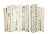 Bundle of Beige Cream Ivory Tan Decorative Books with FOIL Lettering Text - Decorative Book Stack fo | Amazon (US)