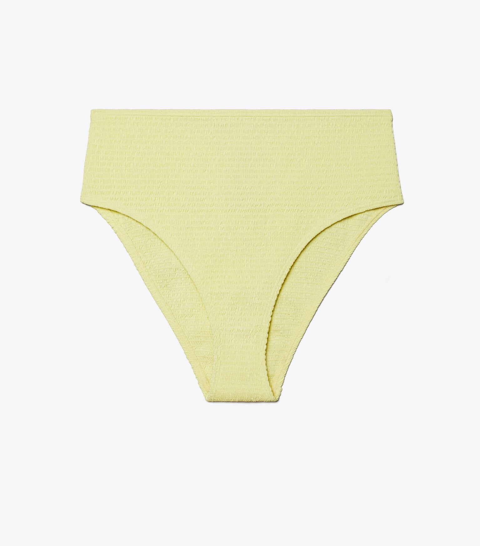 Smocked High-Leg High-Waisted Bikini Bottom: Women's Designer Two Pieces | Tory Burch | Tory Burch (US)