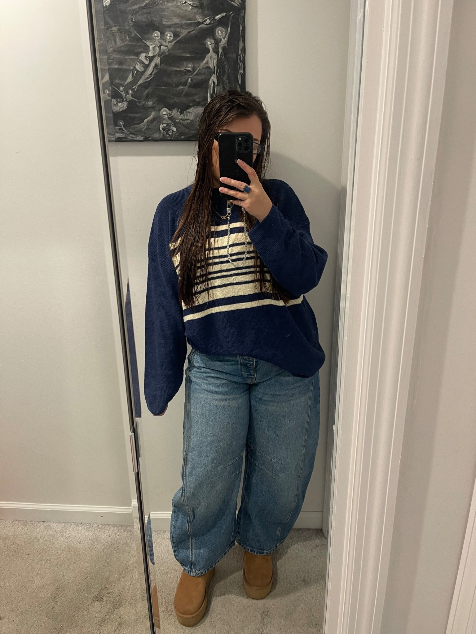 Loooving the new colorways / striped options of this Free People set. Paired with my all time fav barrel jeans 👖 🤍

#LTKdayinmylife #LTKFindsUnder100 #LTKootd