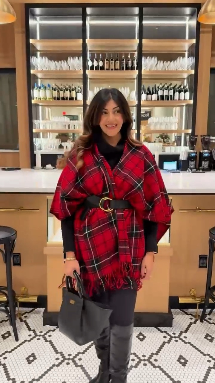 A practical holiday outfit that works for everything and on Cyberweek sale🎄✨
This classic Ralph Lauren tartan shawl instantly makes any look feel festive, while leggings, a cozy turtleneck, and Tory Burch riding boots keep it polished enough for work, holiday events, and even happy hour with friends.
It’s elevated, comfortable, and so easy to style — the perfect go-to holiday look for busy women who want to feel chic without overthinking it. Tap to shop the full outfit! ❤️

holiday work outfit, practical holiday outfit, Ralph Lauren tartan shawl, Tory Burch riding boots, Christmas outfit ideas 2025, festive winter outfit, holiday event outfit, chic holiday style, leggings winter outfits, office holiday look

#HolidayStyle2025 #TartanOutfit #ChicWinterLook #FestiveOutfits #tartan

#LTKCyberWeek 

#LTKSaleAlert #LTKHoliday #LTKSeasonal