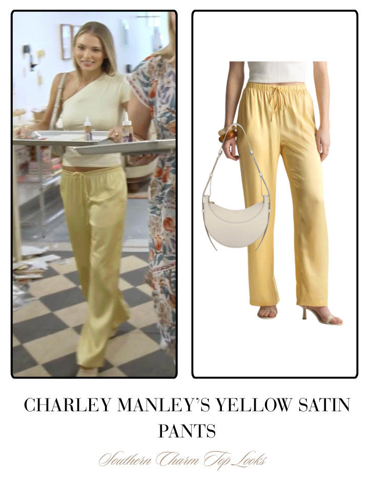 Charley Manley's Yellow Satin Pants 

 