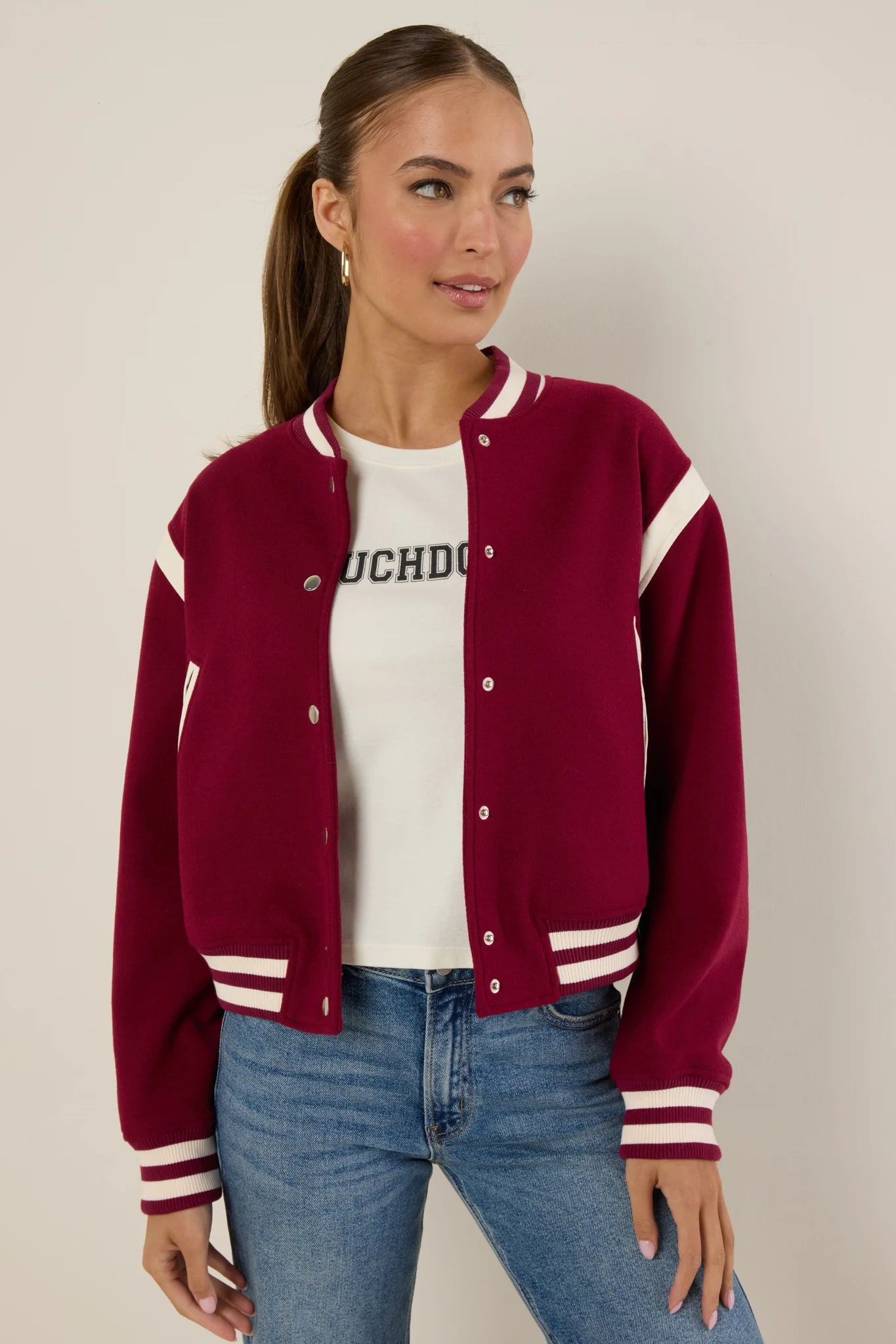 Cindy Jacket- Maroon | Avara