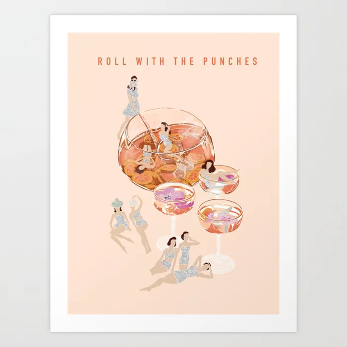 Roll With The Punches Art Print | Society6