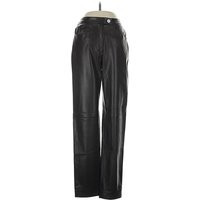 Chanel Leather Pants - High Rise: Black Bottoms - Size 34 | ThredUp (US)