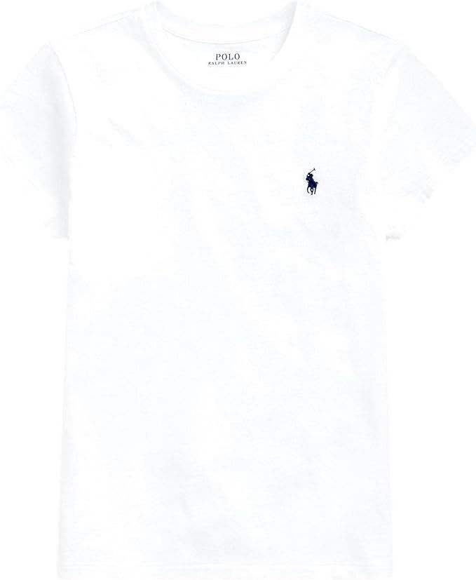 POLO RALPH LAUREN Womens Crew Neck Jersey T-Shirt (Medium, White) at Amazon Women’s Clothing st... | Amazon (US)