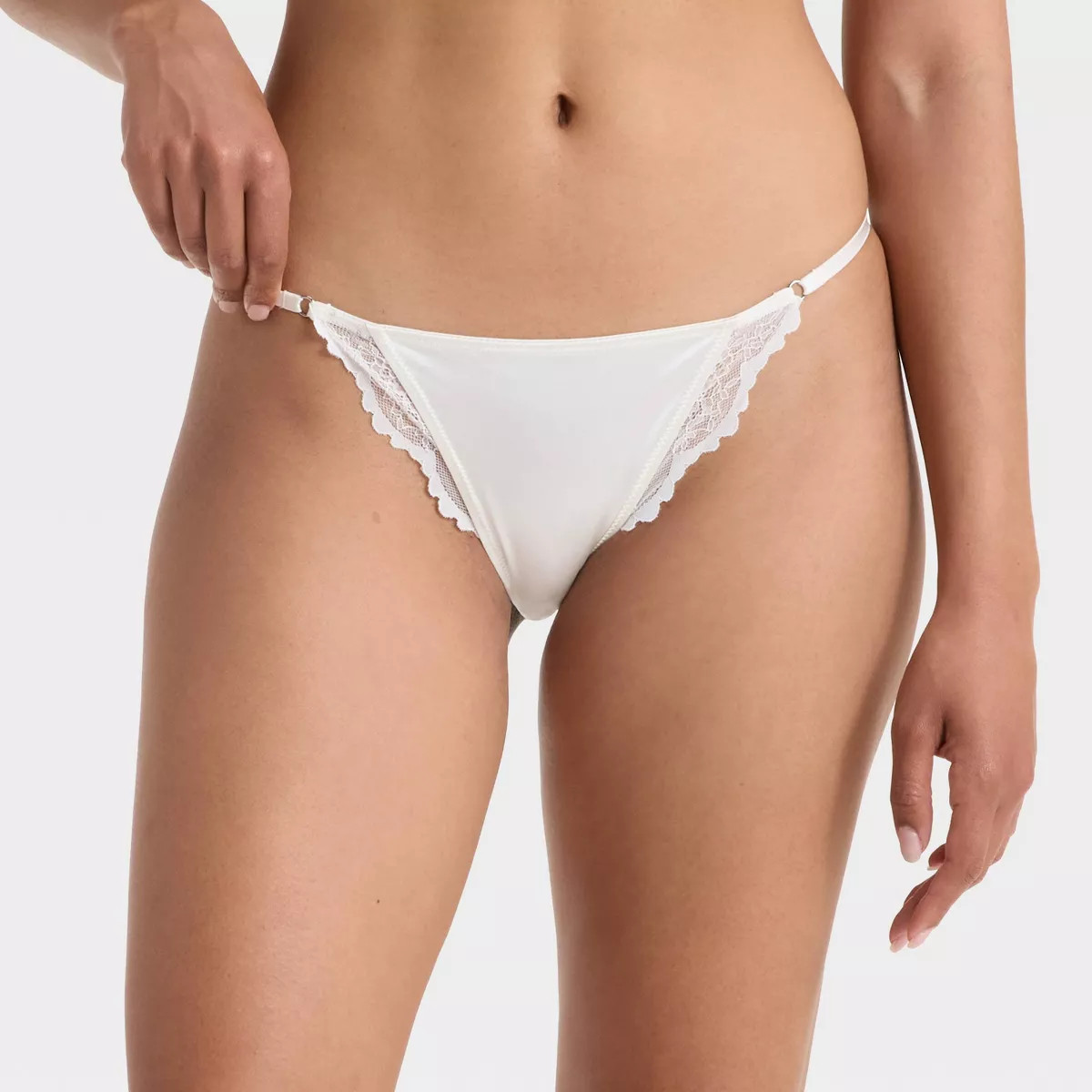 Women's Satin and Lace Lingerie Cheeky Underwear - Auden™ | Target