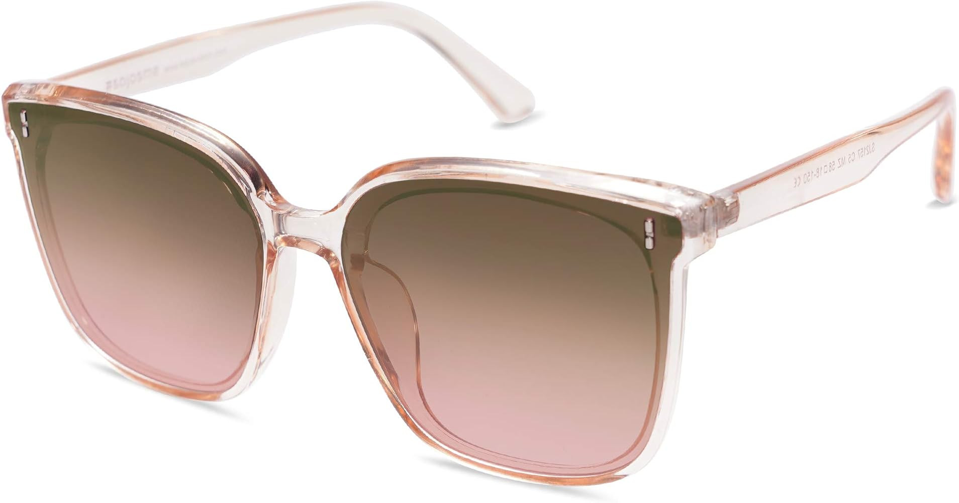 SOJOS Trendy Oversized Sunglasses for Women and Men | Amazon (US)
