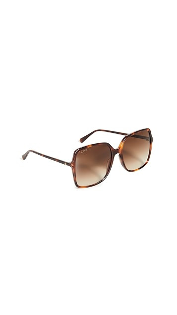Ultralight Acetate Square Sunglasses | Shopbop